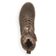 
Granitgraue remonte Damen Schnürstiefel D8476-45 mit Schnürung und Reißverschluss. Schuh von oben