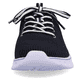 Blaue Rieker Damen Sneaker Low 54022-14 mit flexibler und ultra leichter Sohle. Schuh von vorne.