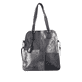 remonte Damen Handtasche Q0623-01 in Glanzschwarz aus Kunstleder mit Reißverschluss. Handtasche Vorderseite.