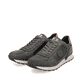Grüne Rieker Herren Sneaker Low U0305-54 mit griffiger und leichter Sohle. Schuhpaar seitlich schräg.