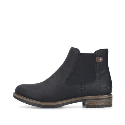 Rieker Damen Chelsea Boots asphaltschwarz