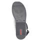 
Tiefschwarze Rieker Damen Keilsandaletten V02S8-00 mit einem Keilabsatz. Schuh Laufsohle