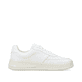 Weiße Rieker Damen Sneaker Low M8415-80 mit einer Schnürung. Schuh Innenseite.