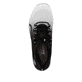 Schwarze Rieker Damen Slipper M5055-00 mit ultra leichter und flexibler Sohle. Schuh von oben.
