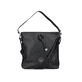 Rieker Damen Handtasche H1514-01 in Mitternachtsschwarz aus Kunstleder mit Reißverschluss. Handtasche Vorderseite.