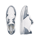 
Edelweiße remonte Damen Sneaker D1320-80 mit Schnürung sowie einer Plateausohle. Schuhpaar von oben.