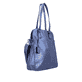 remonte Damen Handtasche Q0623-14 in Königsblau aus Kunstleder mit Reißverschluss. Handtasche linksseitig.