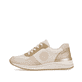 
Cremeweiße remonte Damen Sneaker R3706-81 mit Schnürung sowie einer Profilsohle. Schuh Außenseite