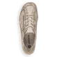 
Champagnerfarbene remonte Damen Schnürschuhe R3403-60 mit einer flexiblen Profilsohle. Schuh von oben