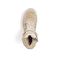 
Sandbeige Rieker Damen Schnürstiefel Z7430-62 mit Schnürung und Reißverschluss. Schuh von oben