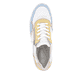 Mehrfarbige remonte Damen Sneaker D0J01-83 mit einem Reißverschluss. Schuh von oben.