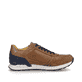 Braune Rieker Herren Sneaker Low U0305-24 mit einer griffigen und leichten Sohle. Schuh Innenseite.