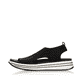 
Graphitschwarze remonte Damen Riemchensandalen R2955-02 mit einer leichten Sohle. Schuh Außenseite