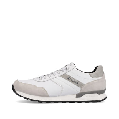 Rieker Herren Sneaker Low brilliant-white graphite-grey