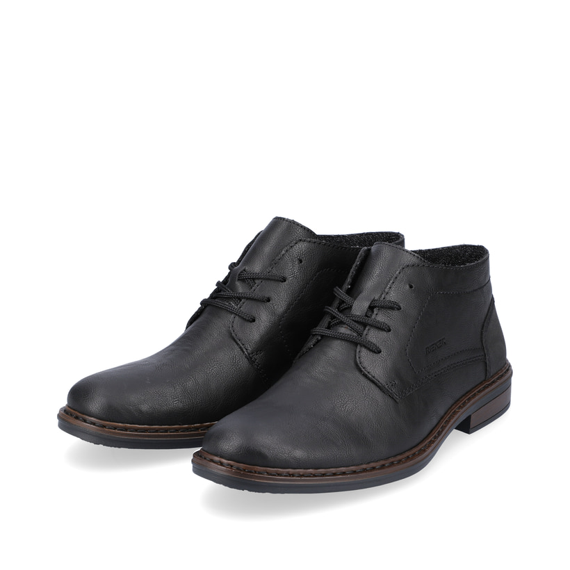 Rieker Herren Schnürschuhe tiefschwarz | 17604-00