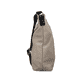 Rieker Damen Handtasche H1526-60 in Sandbeige aus Kunstleder mit Reißverschluss. Handtasche linksseitig.