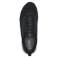 Schwarze Rieker Herren Slipper 07805-00 mit super leichter und flexibler Sohle. Schuh von oben.