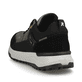 Graue Rieker Herren Sneaker Low U0100-42 mit wasserabweisender RiekerTEX-Membran. Schuh von hinten.