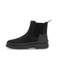 Schwarze Rieker Herren Chelsea Boots U1272-00 mit TR-Sohle mit weichem EVA-Inlet. Schuh Außenseite.