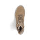 
Kamelbraune Rieker Damen Schnürstiefel X8621-20 mit Schnürung und Reißverschluss. Schuh von oben