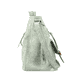 Rieker Damen Handtasche H1362-52 in Mintgrün aus Kunstleder mit Reißverschluss. Handtasche linksseitig.