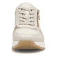 Beige Rieker Damen Sneaker Low N9301-60 mit Reißverschluss sowie Komfortweite G. Schuh von vorne.