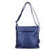 remonte Damen Handtasche Q0705-14 in Königsblau aus Kunstleder mit Reißverschluss. Handtasche Rückseite.