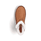 Braune Rieker Damen Kurzstiefel Y8851-24 mit einer ultra leichten Sohle. Schuh von oben.