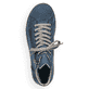 
Azurblaue Rieker Damen Schnürschuhe Z1221-14 mit Schnürung und Reißverschluss. Schuh von oben