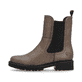 Braune remonte Chelsea Boots D8694-90 mit Reißverschluss sowie Komfortweite G. Schuh Außenseite.