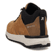 Braune Rieker Herren Sneaker High U0163-68 mit wasserabweisender TEX-Membran. Schuh von hinten.
