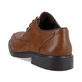 
Nougatbraune Rieker Herren Schnürschuhe B0013-24 mit einer schockabsorbierenden Sohle. Schuh von hinten