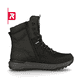 Schwarze Rieker EVOLUTION Herren Stiefel U0171-00 mit einer Fiber-Grip Sohle. Schuh Innenseite.