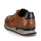 Braune Rieker Herren Sneaker Low U0304-24 mit griffiger und leichter Sohle. Schuh von hinten.
