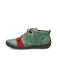 
Smaragdgrüne Rieker Damen Schnürschuhe 52507-52 mit einer schockabsorbierenden Sohle. Schuh Außenseite