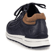 
Marineblaue Rieker Damen Sneaker Low N1400-14 mit einer schockabsorbierenden Sohle. Schuh von hinten