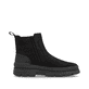 Schwarze Rieker Herren Chelsea Boots U1272-00 mit TR-Sohle mit weichem EVA-Inlet. Schuh Innenseite.