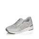 
Mondgraue remonte Damen Sneaker R6700-40 mit einer leichten Profilsohle. Schuh seitlich schräg