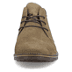 
Khakigrüne Rieker Herren Schnürschuhe 33206-26 mit Schnürung sowie einer Profilsohle. Schuh von vorne.