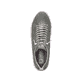 Grüne Rieker Damen Sneaker Low W0500-52 mit einer Plateausohle. Schuh von oben.