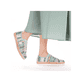 
Mehrfarbige Rieker Damen Schnürschuhe  L7843-90 mit einer schockabsorbierenden Sohle. Schuh am Fuß