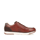 Rotbraune Rieker Herren Sneaker Low B2010-24 mit Schnürung und Reißverschluss. Schuh Innenseite