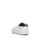 Weiße Rieker Herren Sneaker Low 07102-80 mit flexibler und super leichter Sohle. Schuh von hinten.