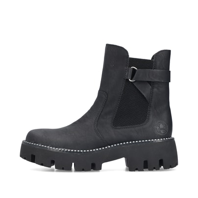 Rieker Damen Chelsea Boots tiefschwarz