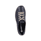 
Schieferblaue remonte Damen Schnürschuhe R1426-15 mit einer dämpfenden Profilsohle. Schuh von oben