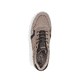 Graue Rieker Herren Sneaker Low B7123-90 mit einer strapazierfähigen Sohle. Schuh von oben.