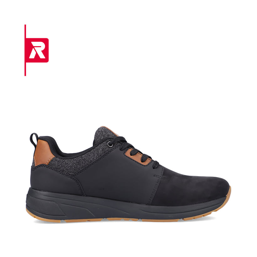 Rieker EVOLUTION Herren Sneaker night-black wood-brown