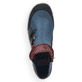 
Ozeanblaue Rieker Damen Slipper Z7582-00 mit einer Profilsohle. Schuh von oben