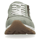 Grüne Rieker Herren Sneaker Low B0502-52 mit Reißverschluss sowie Extraweite I. Schuh von vorne.