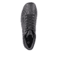
Graphitschwarze remonte Damen Schnürschuhe R1484-02 mit einer flexiblen Profilsohle. Schuh von oben